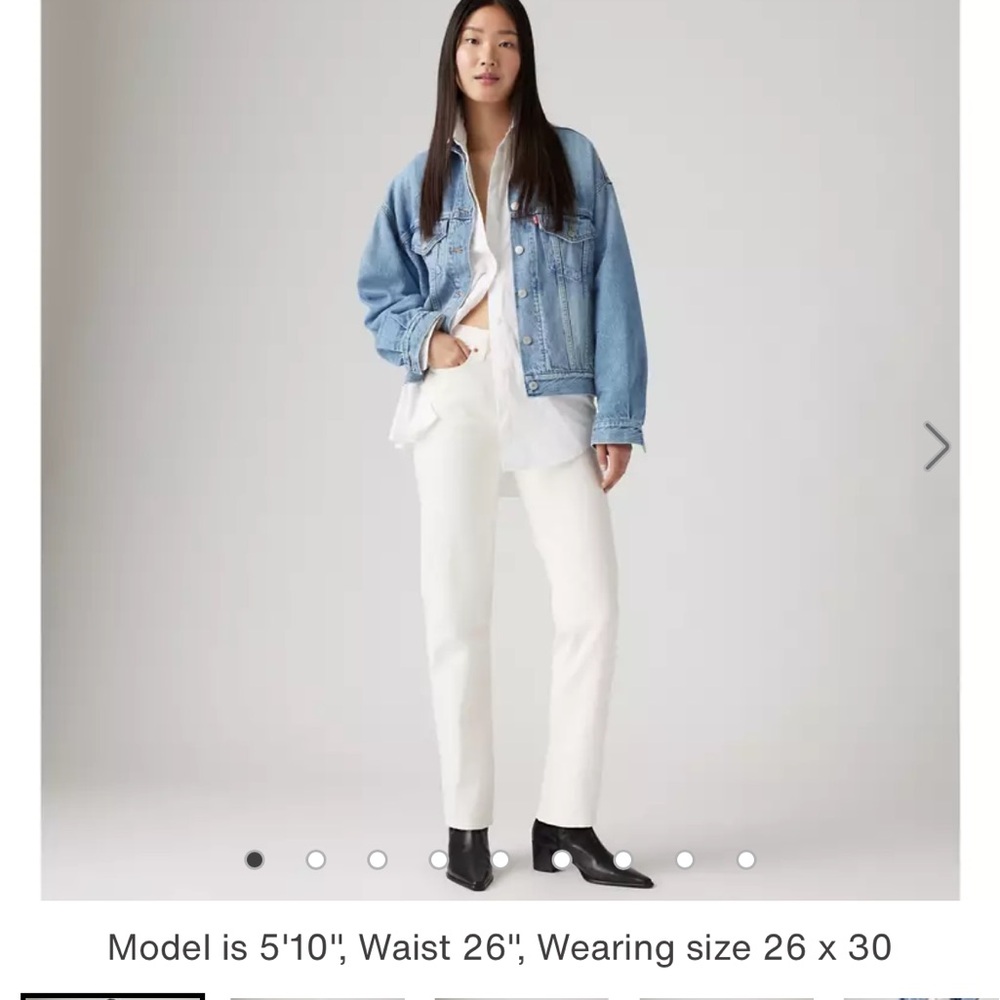 Levi’s The Wedgie Straight White 90’s Vintage